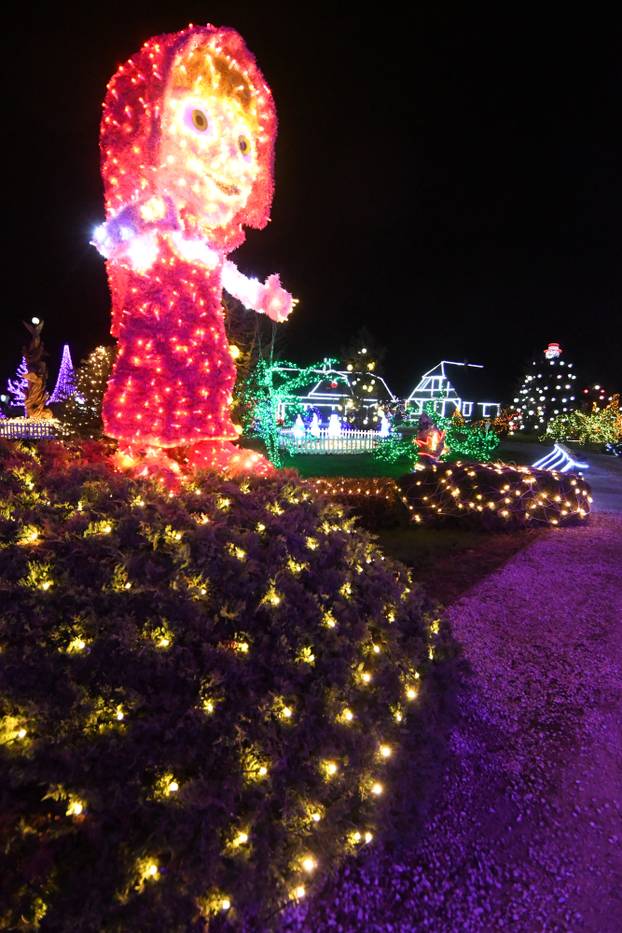 Grabovnica: Započela božićna čarolija svjetla obitelji Salaj