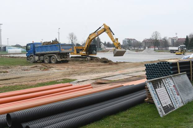 24SATA Bjelovar: Radovi na izgradnji atletskog stadiona