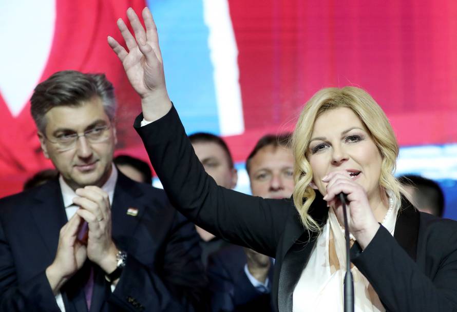 Kolinda Grabar-Kitarović održala govor i čestitala novoizabranom predsjedniku Milanoviću