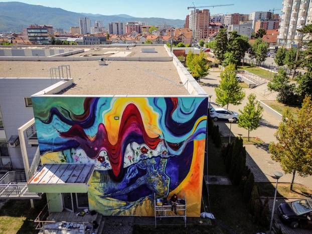 Mural festival, in Kosovo