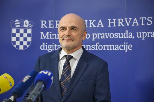 Zagreb: Sudac Darko Milković dao je izjavu za medije nakon imenovanja v.d. Vrhovnog suda