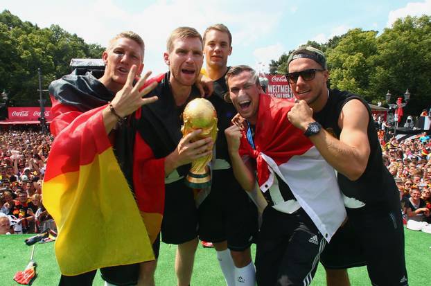 World Cup 2014 - Team Germany arrives back in Berlin