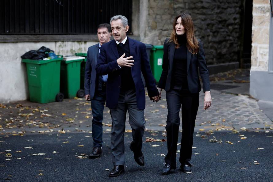 Former French President Sarkozy goes to jail to begin five-year sentence