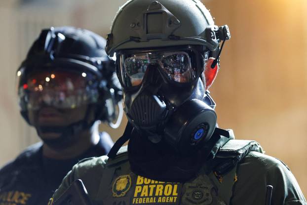 "No Kings" protest, in Portland