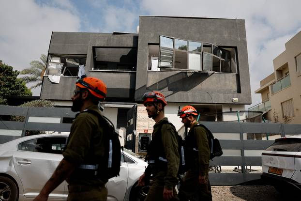 Aftermath of Iran's strike on Israel in Nes Ziona