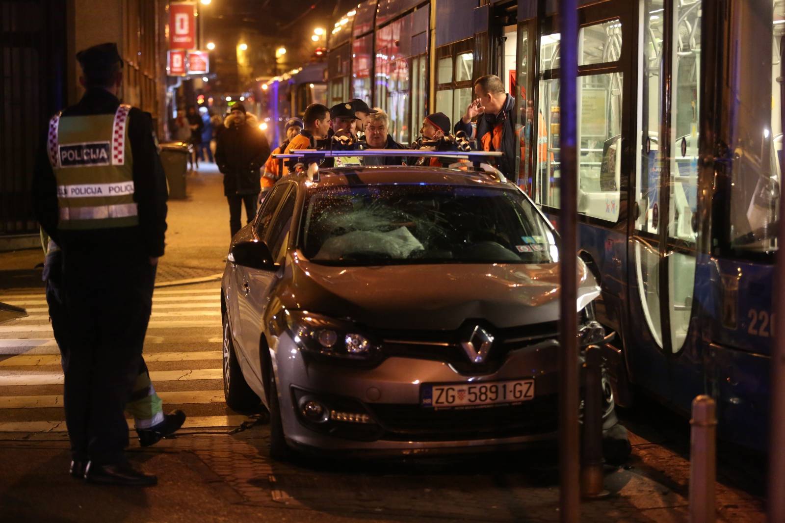 Zagreb: Sudar automobila i tramvaja na raskriÅ¾ju Ilice  iGrahorove ulice