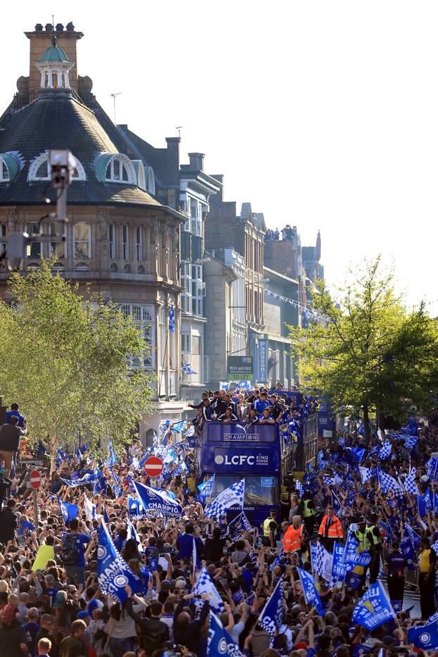 Leicester: Leicester City paradom kroz grad proslavio naslov prvaka Premierlige