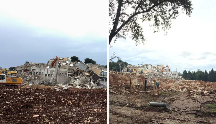 Detalji strave: Tri etaže hotela zatrpale su bagerista u Poreču