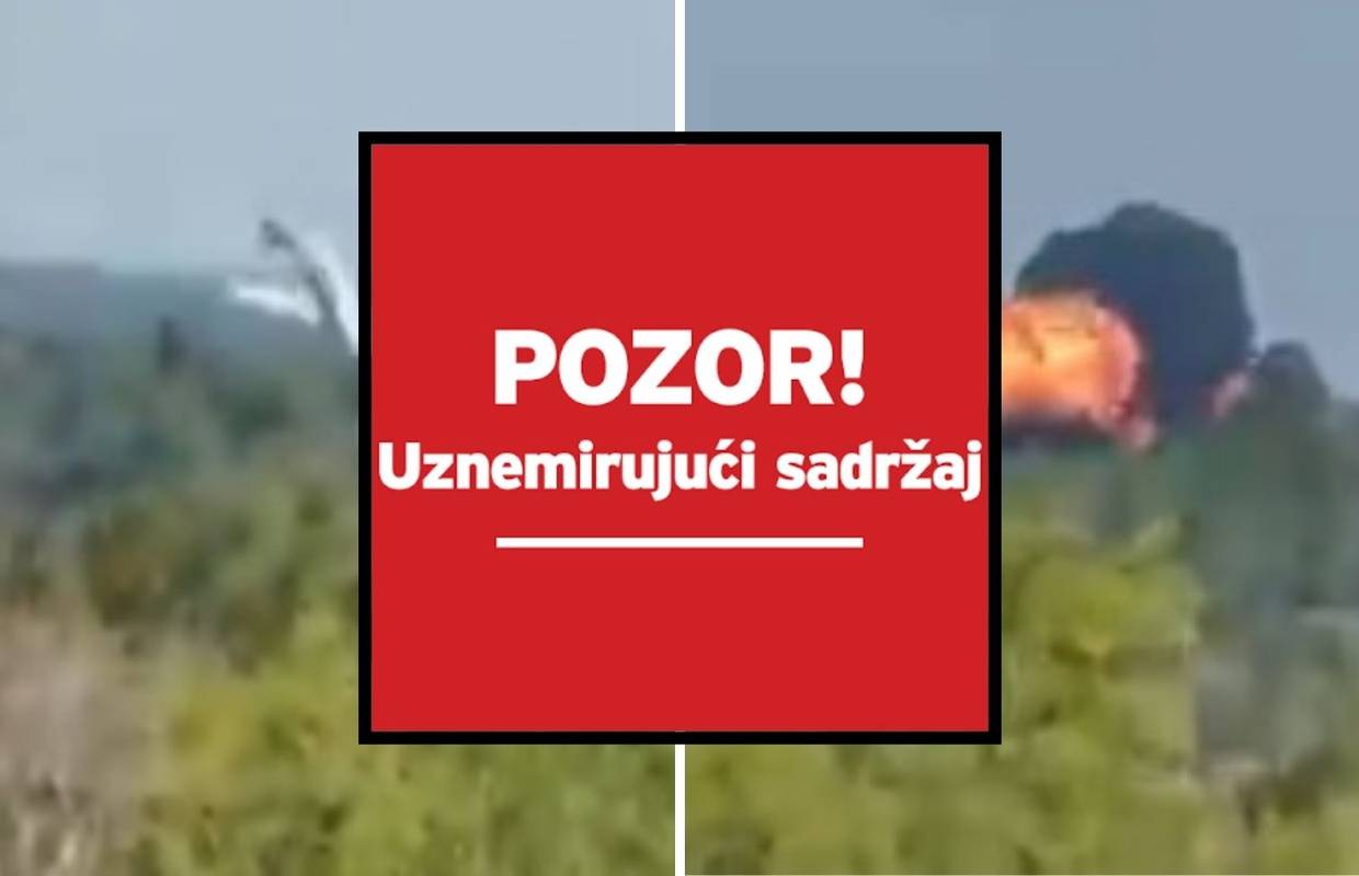 VIDEO Kod Moskve se srušio vojni avion, objavili i snimku