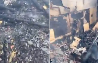 Požar guta kuće, vatrogasci objavili potresne snimke: Evo što je ostalo na zgarištu kuće