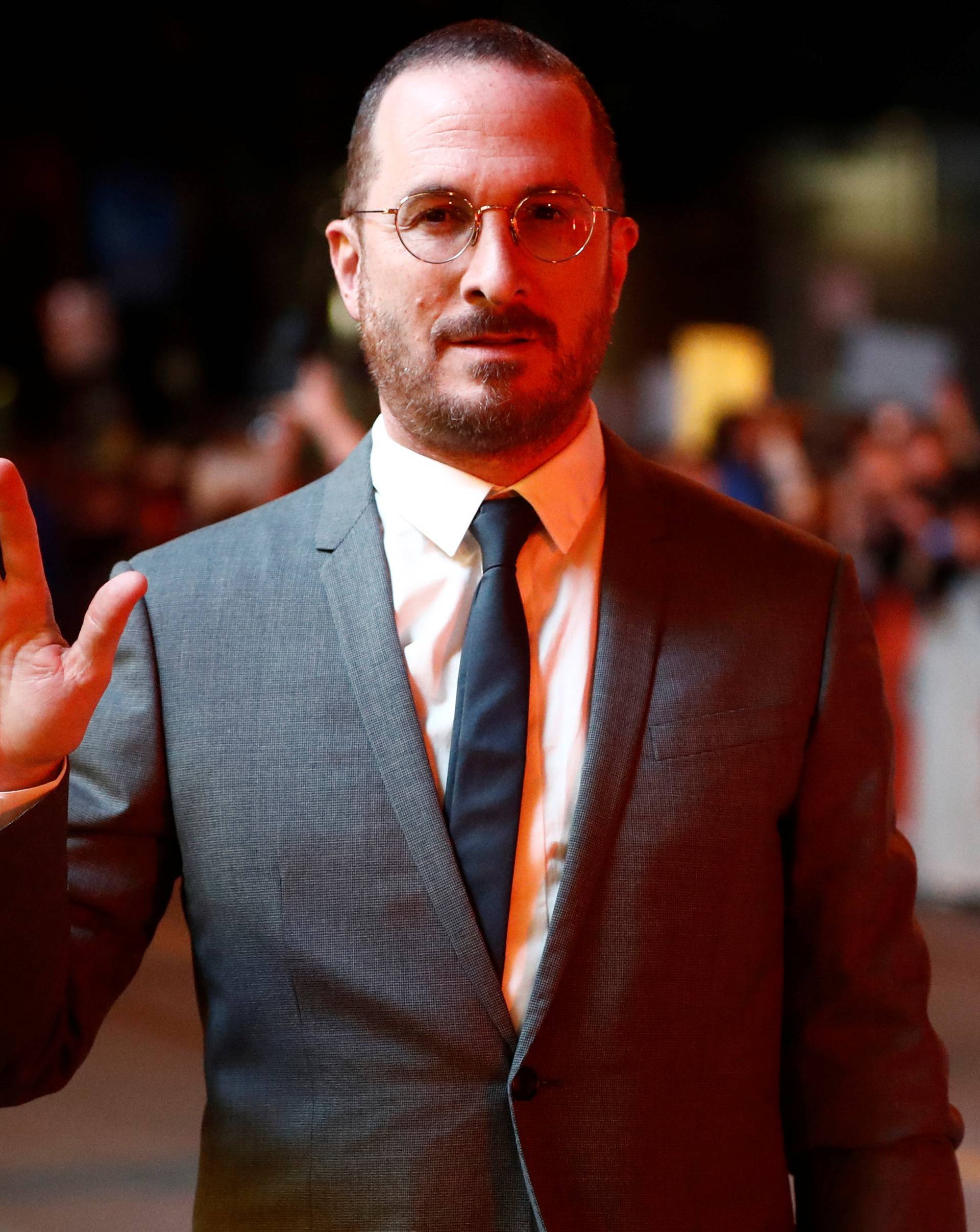 Aronofsky arrives on the red carpet for the film "Mother!" during the Toronto International Film Festival in Toronto