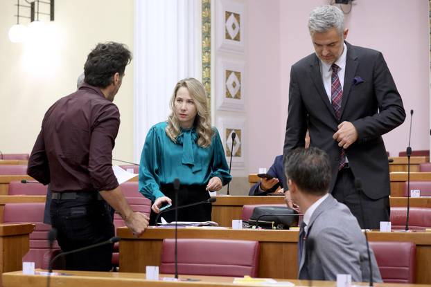 Zagreb: Rasprava o izmjenama i dopunama Poslovnika Hrvatskog sabora