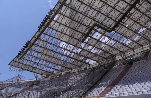 Poljud oštećen u oluji koja je poharala Split