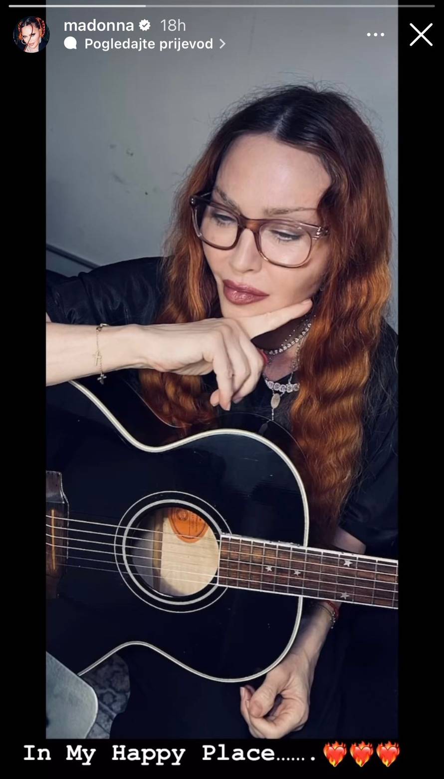 Madonna podijelila fotografije iz studija: 'Moje sretno mjesto'