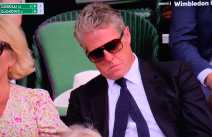 Hugh Grant zadrijemao je na Wimbledonu i postao hit: 'Ovo je najskuplje drijemanje ikad!'
