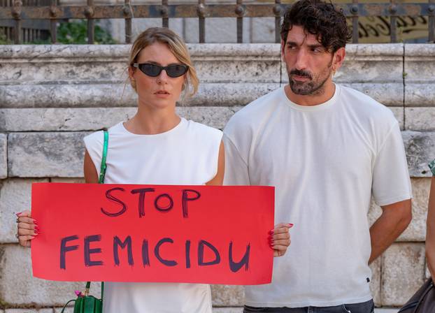 Zadar: Tihana Lazović i Slavko Sobin sudjelovali na prosvjedu protiv nasilja nad ženama