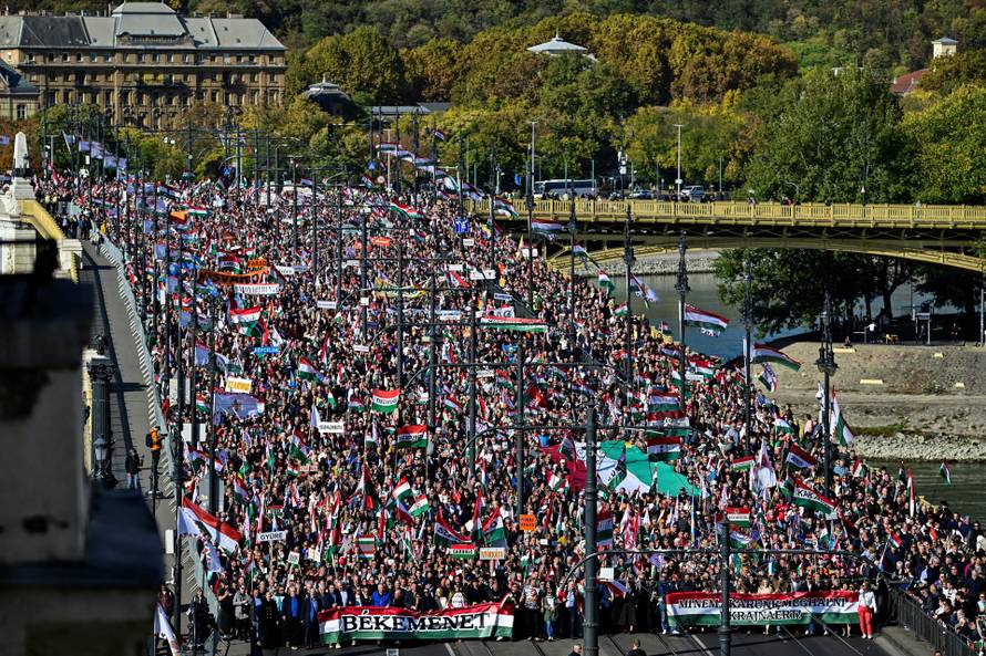69th anniversary of the Hungarian Uprising of 1956, in Budapest