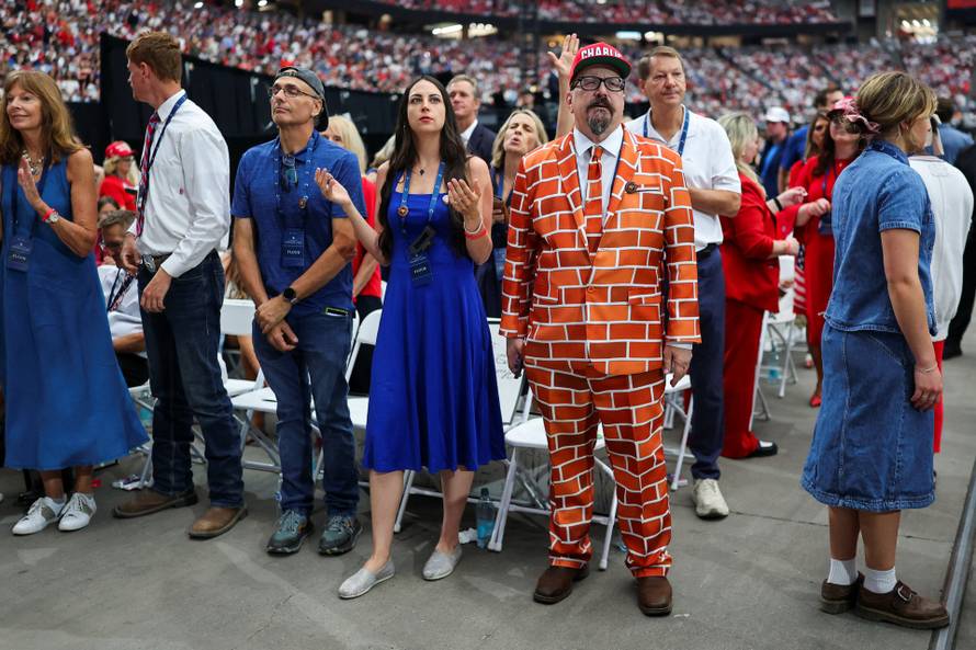 Memorial service for slain conservative commentator Charlie Kirk, in Glendale