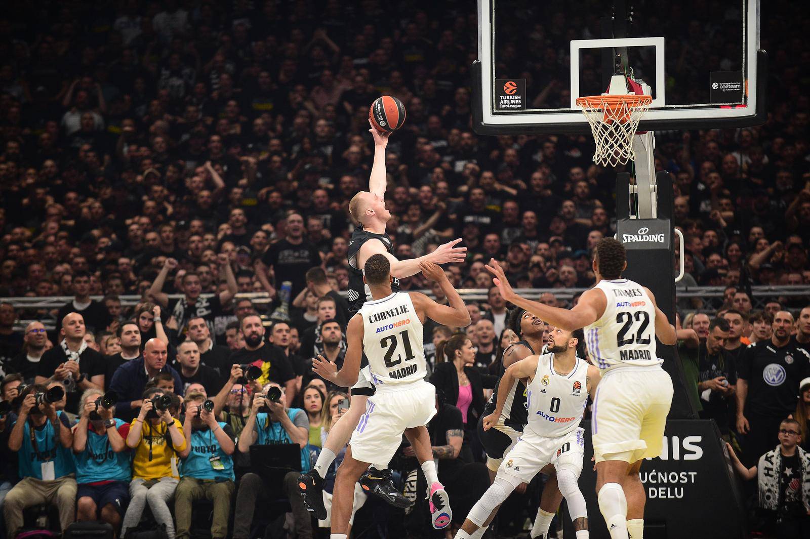 Beograd: Treća utakmica doigravanja za Final Four Eurolige, Partizan - Real Madrid