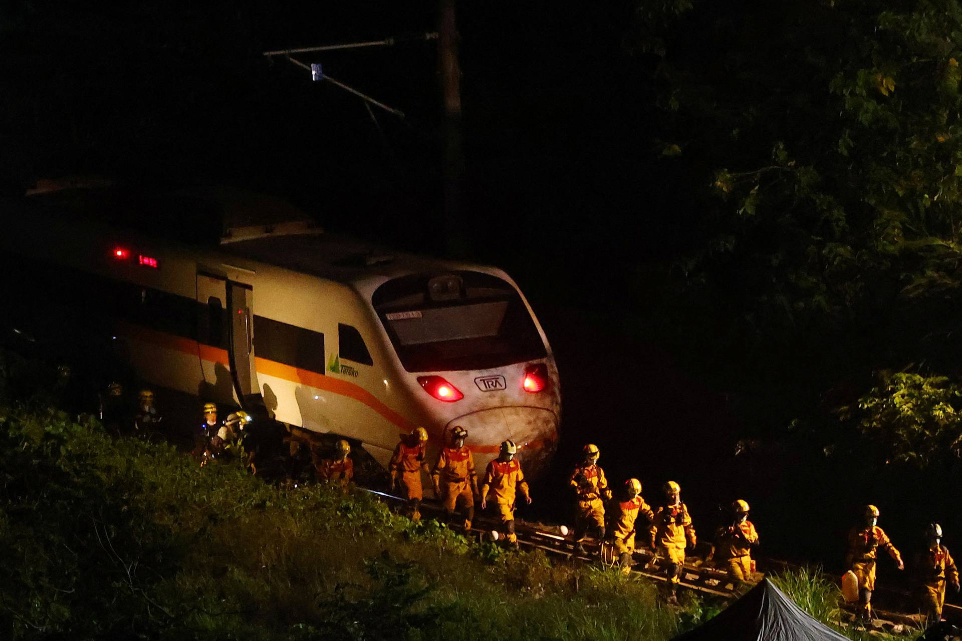 Train derailment in eastern Taiwan