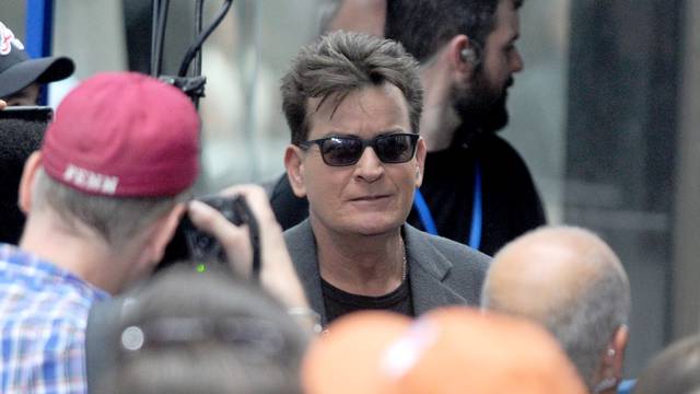 New York: Charlie Sheen i Meghan Trainor na snimanju Today showa