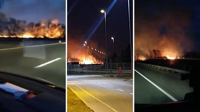 VIDEO Veliki požar izbio kod Svete Helene: 'Namučili smo se dok smo ga ugasili'