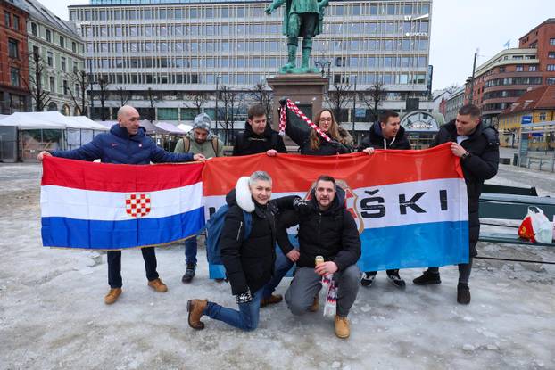 Oslo:  Navijači iz Velike Gorice prvi su započeli s navijanjem  na ulicama grada 