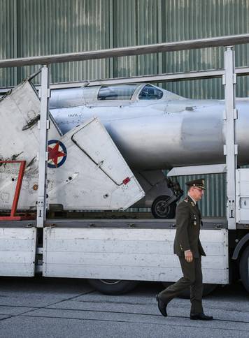 MiG 21 pilota Rudolfa PereÅ¡ina stigao u Hrvatsku