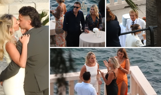 FOTO Glamurozni prijem uoči vjenčanja godine: Rod Stewart i uzvanici uživaju u Dubrovniku