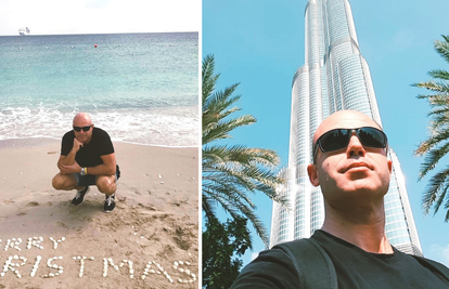 Davor Bilman šalje pozdrave s plaže u Dubaiju: 'Sretan Božić'