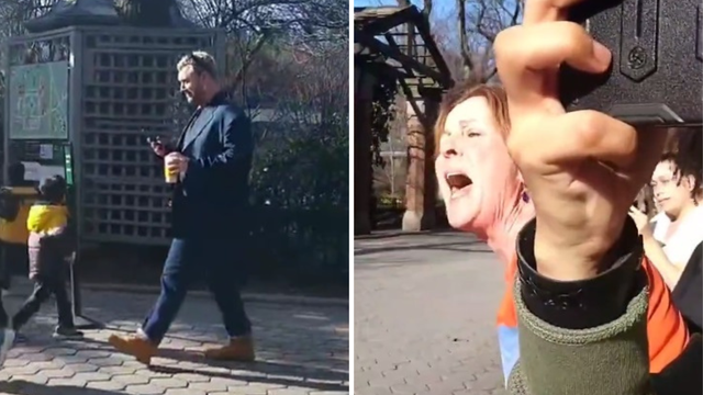 VIDEO Žena napala Sam Smitha ispred zoološkog, vikala mu: 'Ti si zao i pedofil. Pripadaš paklu'