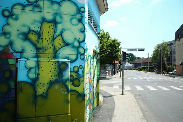 Zagreb: Mural risa osvanuo na trafostanici 
