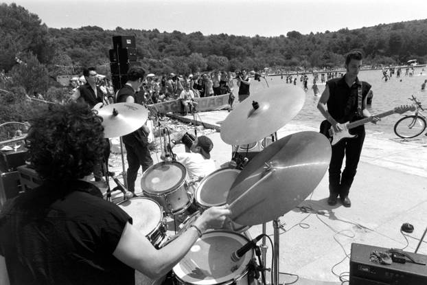 Zadar: Tradicionalna Picnic biciklijada Sabuša okupila velik broj biciklista, 20.6.1994.