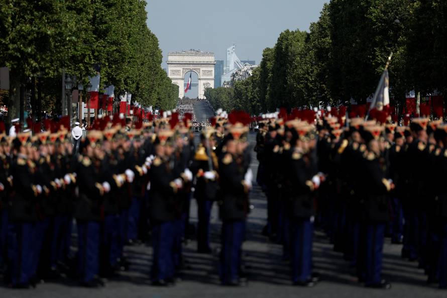 Annual Bastille Day celebrations in Paris
