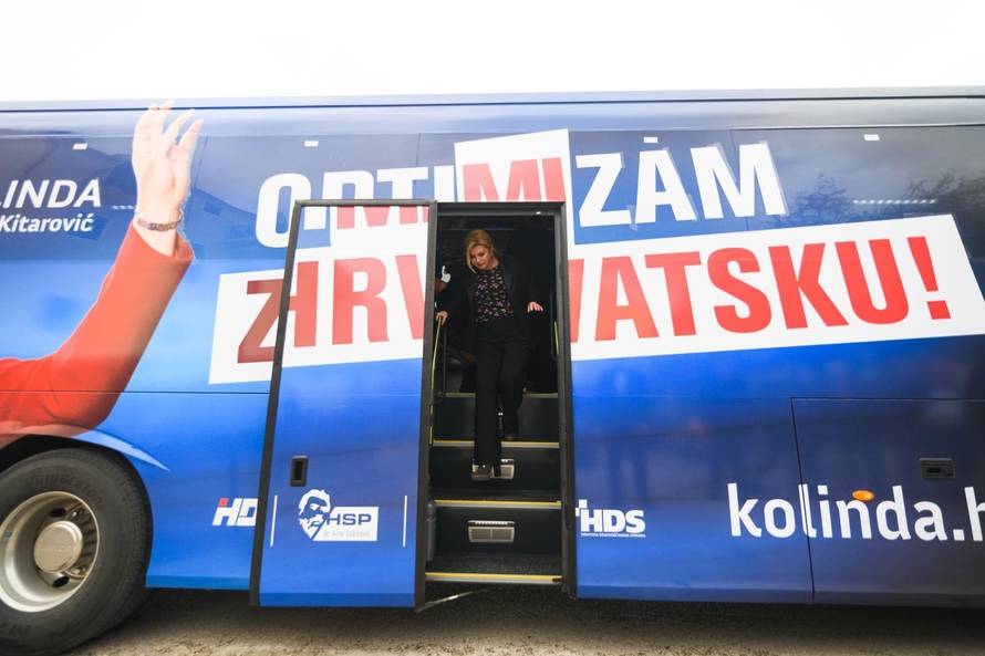 Kolinda Grabar Kitarović u sklopu predsjedničke kampanje posjetila Sv. Filip Jakov