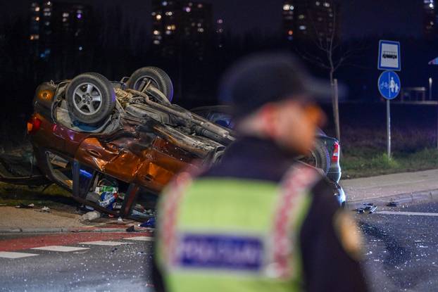 Zagreb: Teška prometna nesreća na aveniji Većeslava Holjevca
