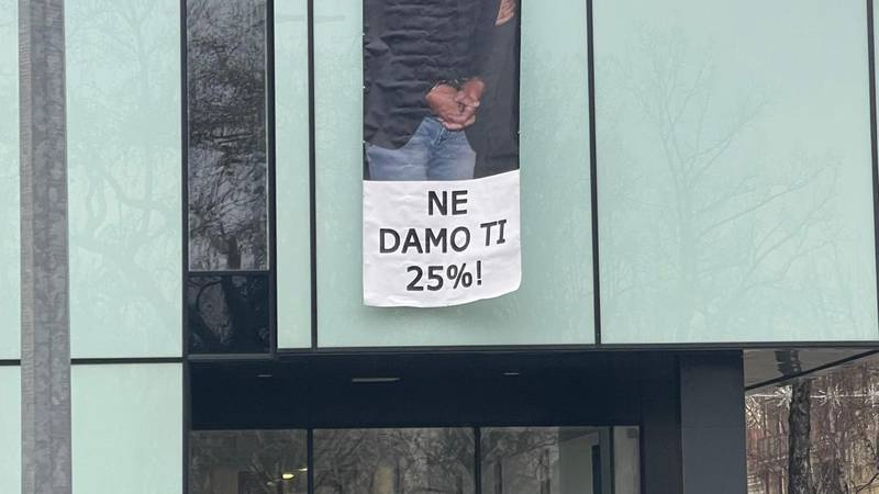 Misteriozni natpis osvanuo je tjedan dana prije uhićenja Vinka Grgića: 'Ne damo ti 25 posto...'