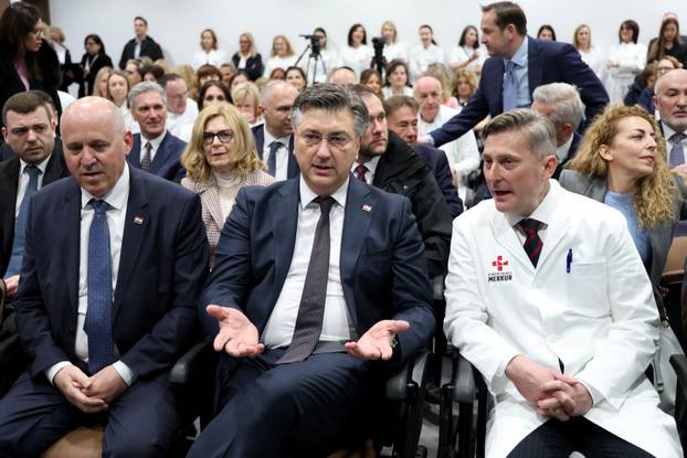 Zagreb: Svečano otvorenje cjelovito obnovljene zgrade KB Merkur