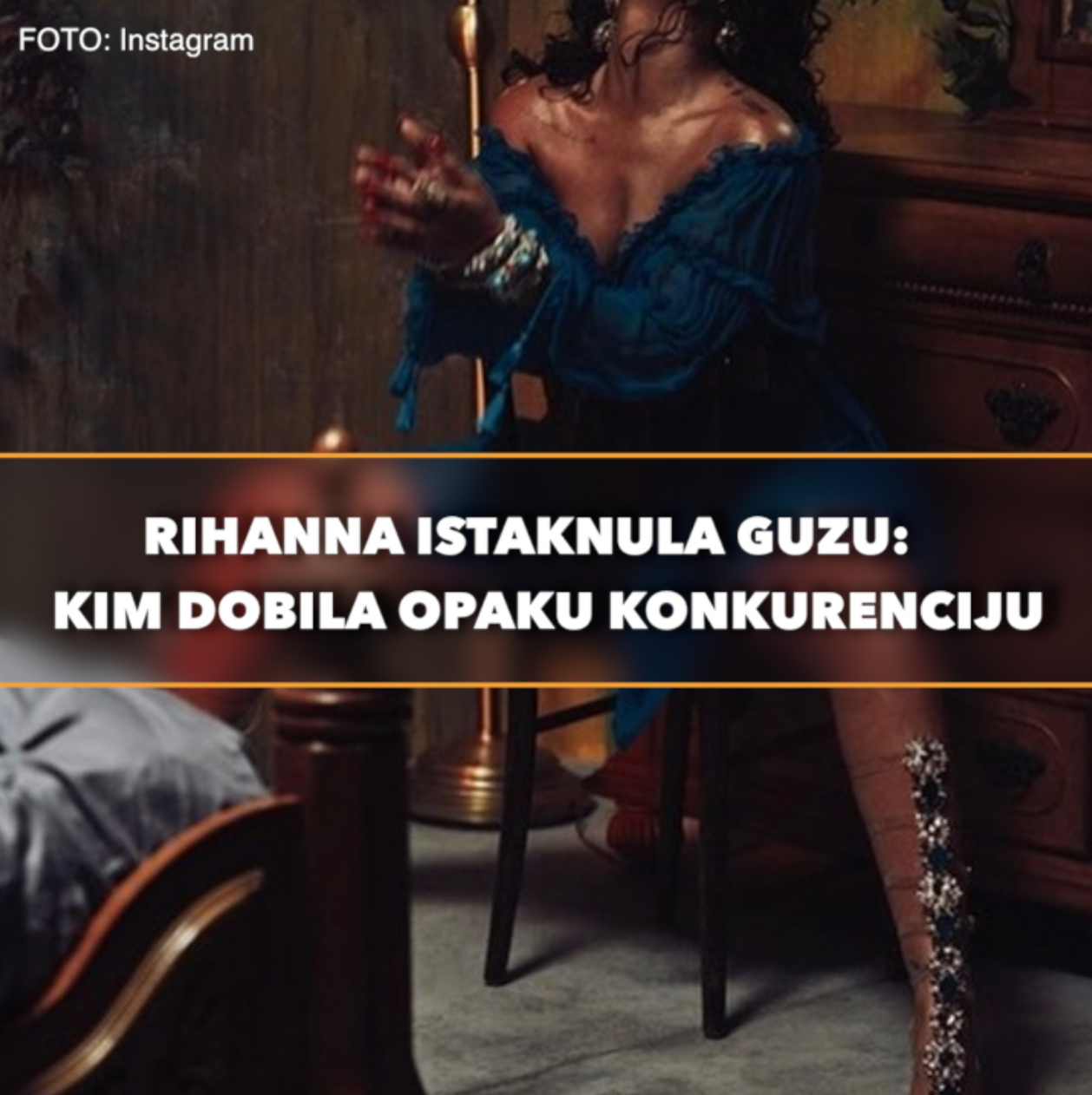 Rihanna istaknula obliju guzu: 'Kim ima opaku konkurenciju'