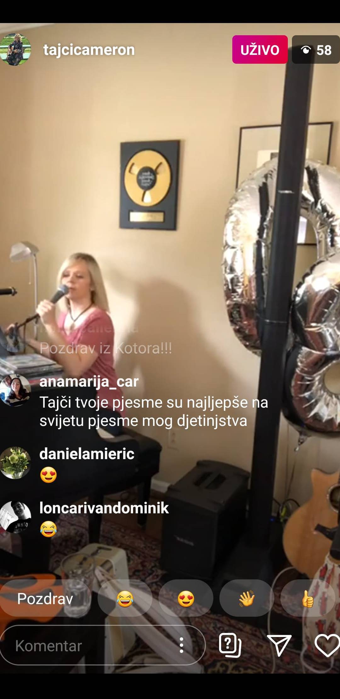 Tajči htjela otpjevati 'Hajde da ludujemo' pa joj isključili live...