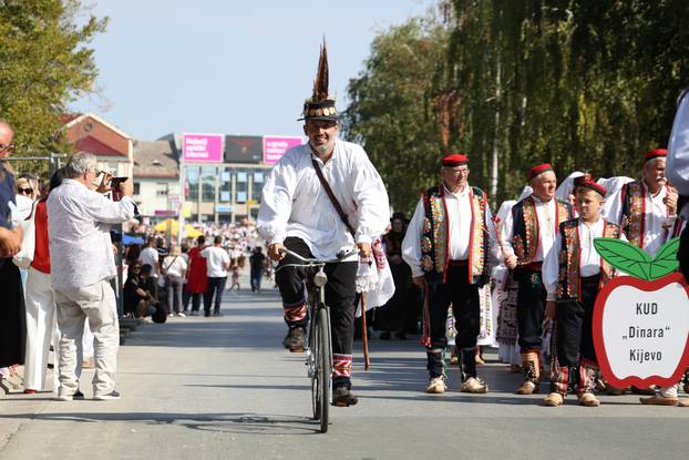 Vinkovci: Svečani mimohod sudionika 61. Vinkovačkih jeseni 