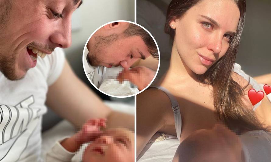 Kakva sreća! Veznjak 'kraljeva' i supruga predstavili prinovu