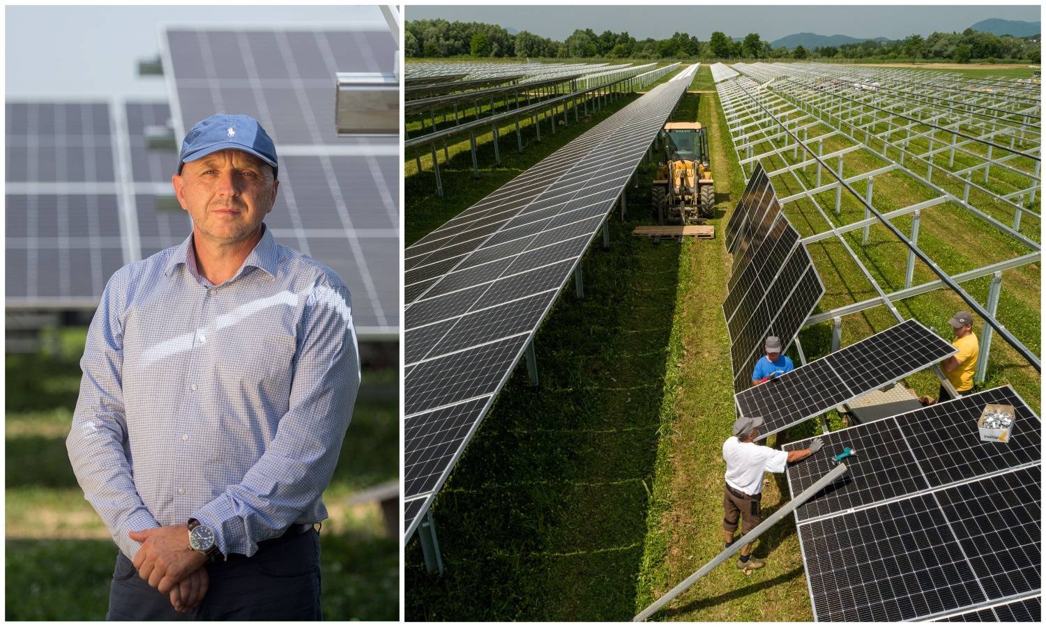 FOTO Kod Ivanca grade prvu agrosolarnu elektranu. Vrijedi 10 mil. eura, a u njoj pasu i ovce