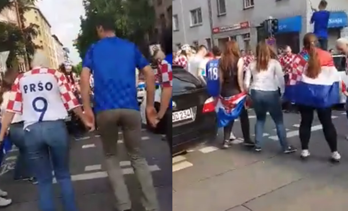 Hrvati u Frankfurtu su pobjedu na Euru slavili uz Užičko kolo
