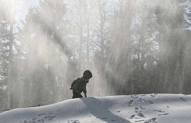 Sunčano novogodišnje jutro na Sljemenu