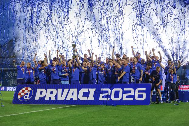 Zagreb: GNK Dinamo osvojio Prvenstvo 2026.