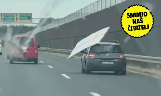 VIDEO Upalio sva &ccaron;etiri i lagano po autocesti: 'Ne&cacute;e to nigdje'