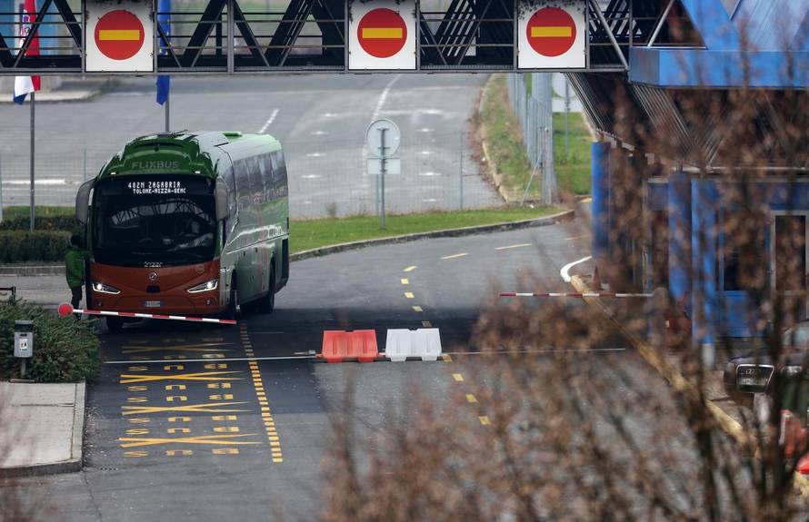 Zatvoren granični prijelaz Bregana bog sumnje na eksplozivnu napravu u autobusu