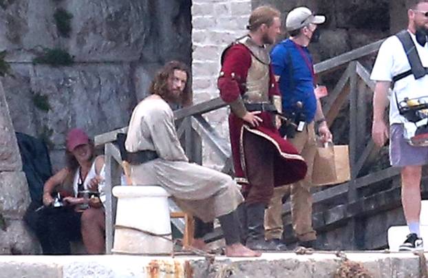 Šibenik: Glavni glumac serije Vikinzi na setu na Tvrđavi sv. Nikole