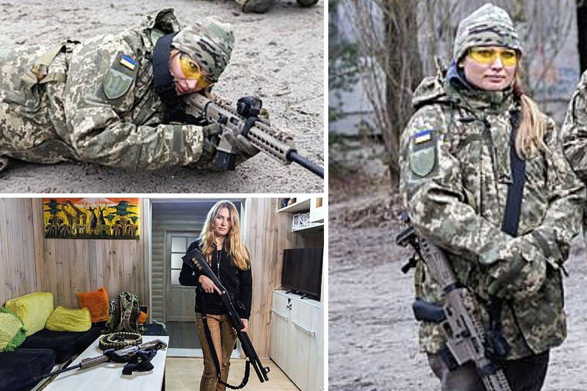 Ukrajinska mama: Radila sam u uredu, sad imam M4 u rukama. Ako počne rat, znam što treba